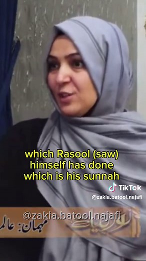 The Importance Of The Pilgrims of Imam Hussain (AS) by Zakira Zakiya Batool Najafi #foryou #shia #Muharram2024 #Hijab