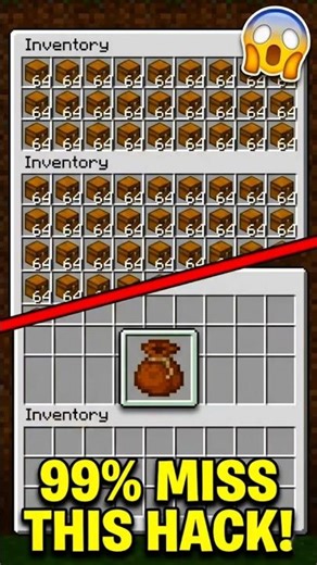 Minecraft ka sabse OP Storage Hack! 📦 (Never Run Out of Space)