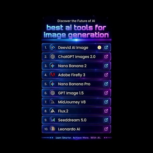 Top 10 AI Image Generation Tools in 2026 🚀 | Best AI Art Creators