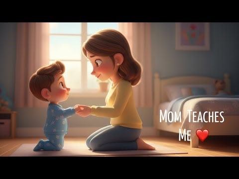 Mom Teaches Me ❤️ | A Full Day Routine for Kids | Learn Daily Habits