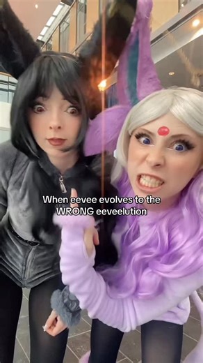 Fenris on Instagram: "Eeveelution cosplays with @mumii.cos ??!!😻 . . . . . #pokemon #eeveelution #umbreon #espeon #furry #pokemoncosplay #cosplay"