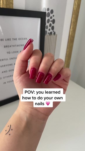 💗💗💗 #nailsathome #selfmadenails #gelnägel #gelnails #neonail #shellac #fyp #fy #nageldesign #foryoupage #nailtutorial #gelnailtutorial #rotenägel #foryou #aufbau #rednails
