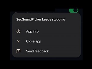 Fix Sec Sound Picker Keeps Stopping Problem On Samsung 2025 | Samsung SecSoundPicker Keeps Stopping