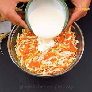 This coleslaw recipe is easy and incredibly delicious. Everyone will love it | My Kitchen Recipes