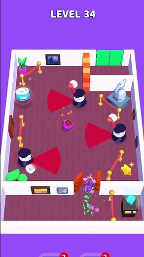 \tCat Escape Level 34 🐱 Unbelievable Maze Trick! 🚀