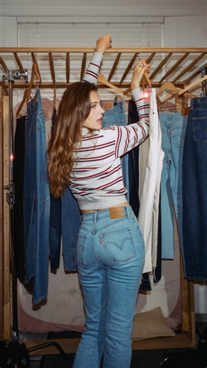 anzeige| behind every original is at least one very dramatic backwards walk. On set with @levis | Stefanie Giesinger