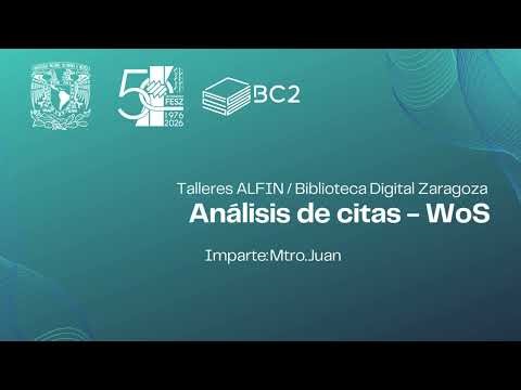 Videotutorial Análisis de citas WoS/ ALFIN / 2026