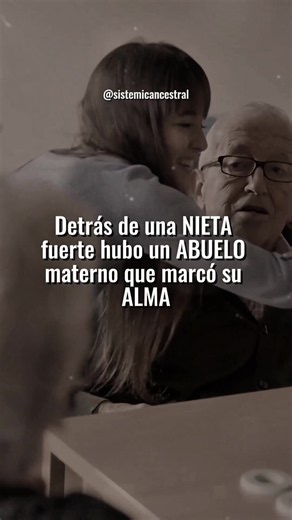Homenaje al abuelo materno: refugio de paz y amor silencioso
