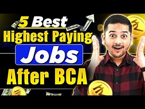💥5 Best Highest Paying Jobs After BCA! Best Career Options After BCA! #bca #bcajobs #bcasalary