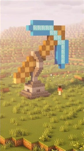 Building the ULTIMATE Diamond Pickaxe in Minecraft! 💎⛏️