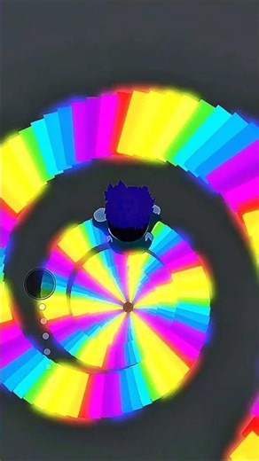 THANOS Plays Infinite Rainbow Stairs Roblox 😱 #roblox #shorts