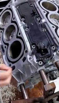 How to engine assembly #automobile #engineblock #howto #mechanic #mechaniclife