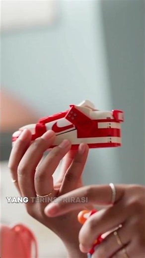 Lego Nikedunk trickshoot #lego #brick #nanobrick #nanoblock #legotiktok #legoindonesia