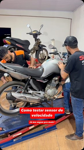 Como testar o sensor de velocidade. Me segue aqui pra mais dicas. #motos #honda #oficina #motoboy #mecanico #rondonia | S.O.S MOTOS VHA