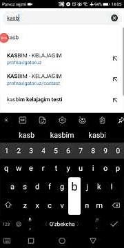 Kasbim kelajagim /Ogabek Sobirjonov