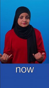 ASL sign for Now #signlanguage #learnsignlanguage #learnasl