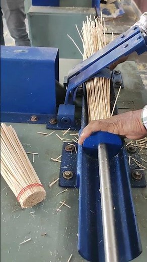 bamboo toothpick cutting machine. bamboo filament set size machine.