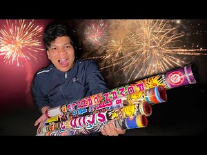 THE BIGGEST ROMAN CANDLE FIREWORKS PARTY ON TAKBIRAN NIGHT 2024!!! EXCITING TO SEE