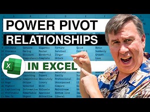 Excel - Creating Relationships in PowerPivot - Episode 1229