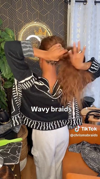 Wavy braids link in bio under large #trendingbraids #HairTok #bohobraids #njbraider #viralbraids