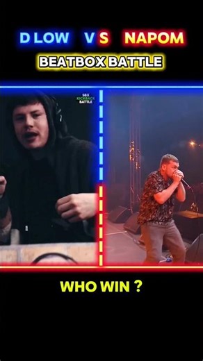D-Low vs NaPoM – WHO WINS THIS INSANE BATTLE?! 😳🔥 #beatbox #beatboxing #humanbeatbox #shorts