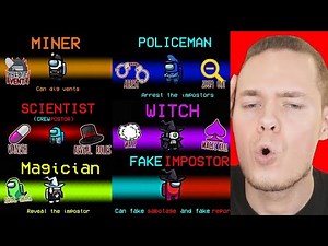 PAT plays 10 NEW ROLES in Among Us!
