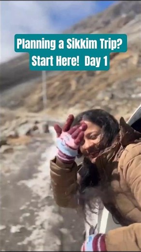 Sikkim Travel Guide Series | Day 1 🏔️#sikkimtrip #travelshorts #traveltips #gangtok #exploresikkim
