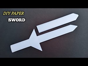 How To Make a Paper Sword | DIY Paper Sword Tutorial Step-by-step