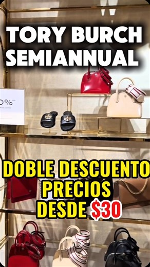 𝒢𝒶𝒷𝓎 Sanchez on Instagram: "Comenta “Descuento” para enviarte enlace directo 🔗🔗 👜✨ ¡ATENCIÓN AMANTES DE TORY BURCH! ✨👜 ¡Llegó la MEGA SEMIANNUAL SALE con descuentos de hasta 85% 😱🔥 🛍️ Y lo mejor: ✅ ¡NO necesitas código! ✅ Solo agrega al carrito y recibirás EXTRA 25% OFF automático 🧨 📦 Crea tu cuenta para envío gratis 👀 Esta venta no dura mucho… ¡Corre antes que se acabe lo más bonito! 💨 #ToryBurchSale #LiquidaciónToryBurch #BolsoDeMarca #MegaSale #DescuentosDeLocura #FashionDeals