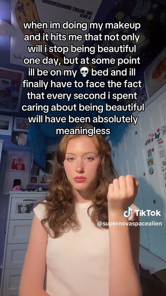 Contemplating Beauty: The Harsh Reality Meets Makeup Time