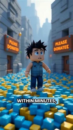 THIS PLAYER FOUND A SECRET ROBUX GLITCH IN “PLEASE DONATE” 😱💰 (Roblox Story)