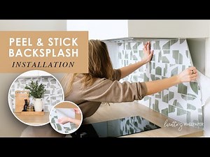 How To Install Peel & Stick Backsplash: Step-by-Step Tutorial