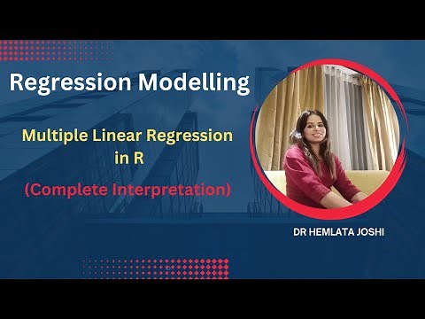 Multiple Linear Regression Model With Interpretation in R | Multi-Variable Regression in R