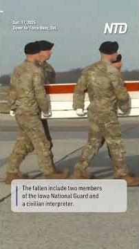 Trump Attends Dignified Transfer Ceremony