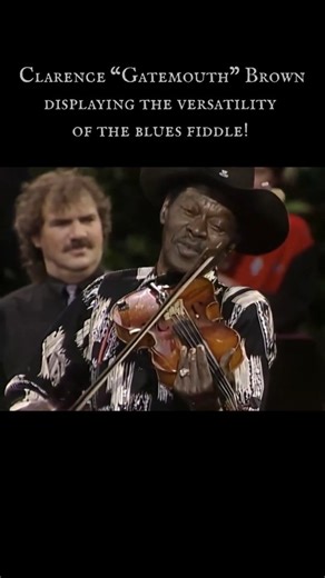 Now here's a talking fiddle! "Leftover Blues" #clarencegatemouthbrown #blues #fiddle #bluesfiddle #violin #bluesviolin #americanmusic #austincitylimits #acl | Dime Store Radio