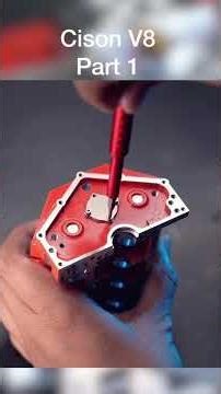 Building Cison V8 Engine Part 1 #car #v8 #motor