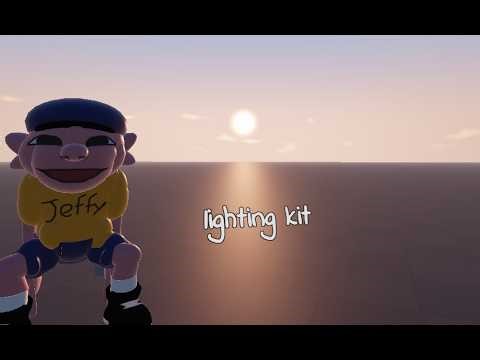 Roblox studio lighting kit (download in comments)