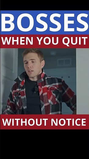 BOSSES WHEN YOU QUIT A TOXIC JOB #shorts