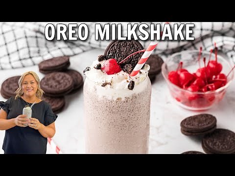 Homemade Oreo Milkshake | Easy Dessert Recipe