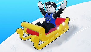 我解锁了速度99999的最强圣诞雪橇！最终滑到了外太空！ROBLOX