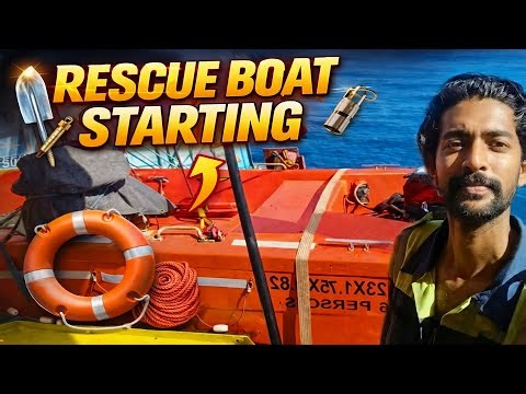 ഷിപ്പിലെ റെസ്ക്യൂ ബോട്ട് എങ്ങനെ സ്റ്റാർട്ട് ചെയ്യുന്നു 🚨🚤 | യഥാർത്ഥ പ്രക്രിയ | #merchantnavy
