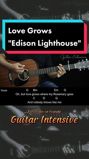 Kunci Gitar Mudah untuk 'Love Grows'