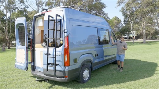 Custom Aussie-Built Camper Van Impresses With a Chic Design and Off-Grid Capabilities