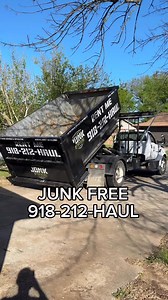 5.2K views · 51 reactions | Junk Free - Tulsa Junk Removal for all your junk removal needs! A local, veteran-owned company. | Tarra Quinn | Facebook