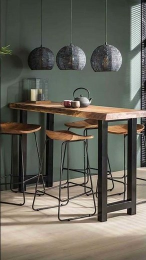 Table Bar avec Tabouret : Élégance et Confort