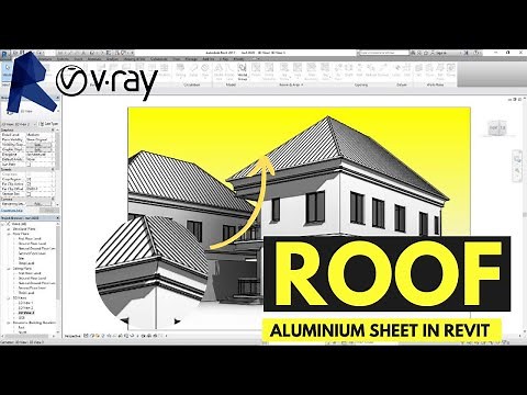 How To Create Aluminium Roofing Sheet in Revit
