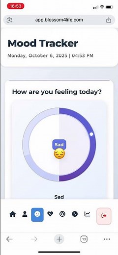 app.blossom4life.com Mobile 📱 Preview