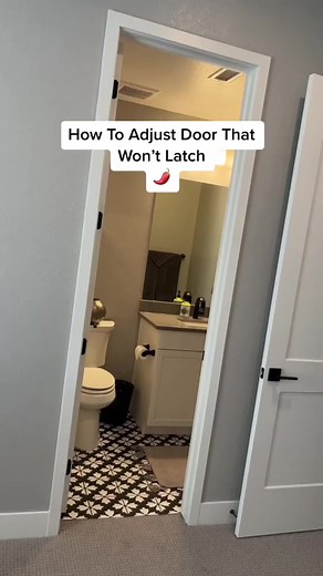 159K views · 1.2K reactions | How To Adjust Door That Won’t Latch. #doorlatch #dooradjustment #handyman #howtodiy #homemaintenance #construction | Jalapeno Solutions | Facebook