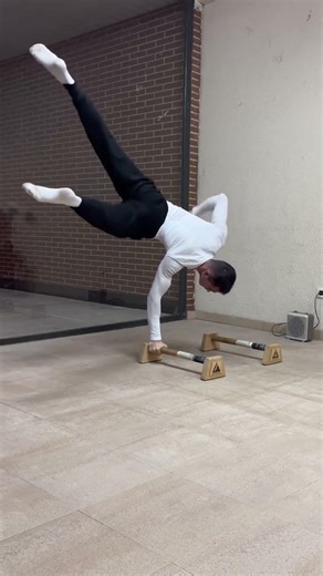 Why use two hands when you only need one?#calisthenics #onearmplanche #handbalance