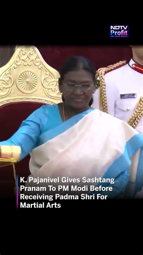 Watch: Silambam Exponent K. Pajanivel Receives with Padma Shri Award #padmaawards
